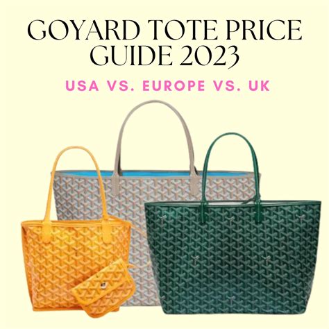 cost of monogramming on a goyard tote|goyard tote price predictions.